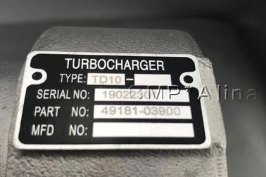 الصين TD10 49181-03900 4918103900 Turboocharger أداء أجزاء محرك توربو المزود